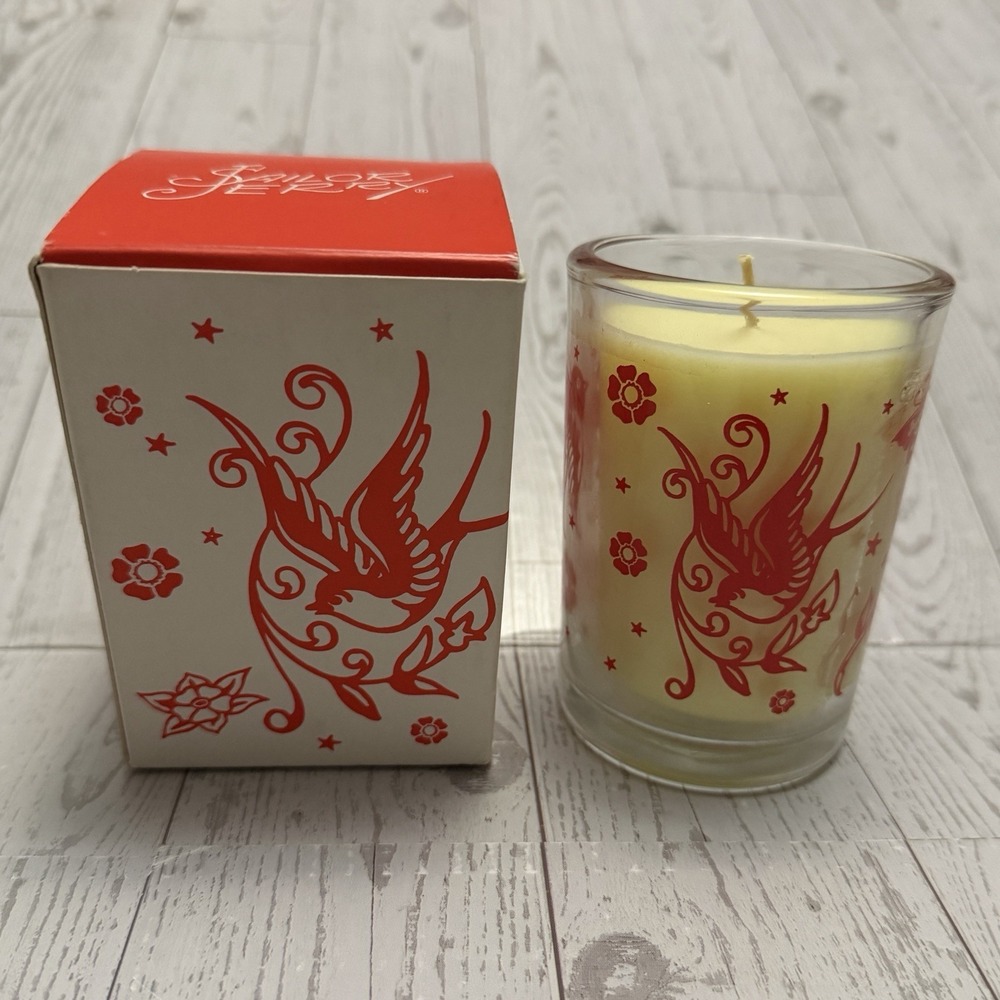 Sailor‎ Jerry Candle Classic Tattoo Flash Artwork Limited Edition